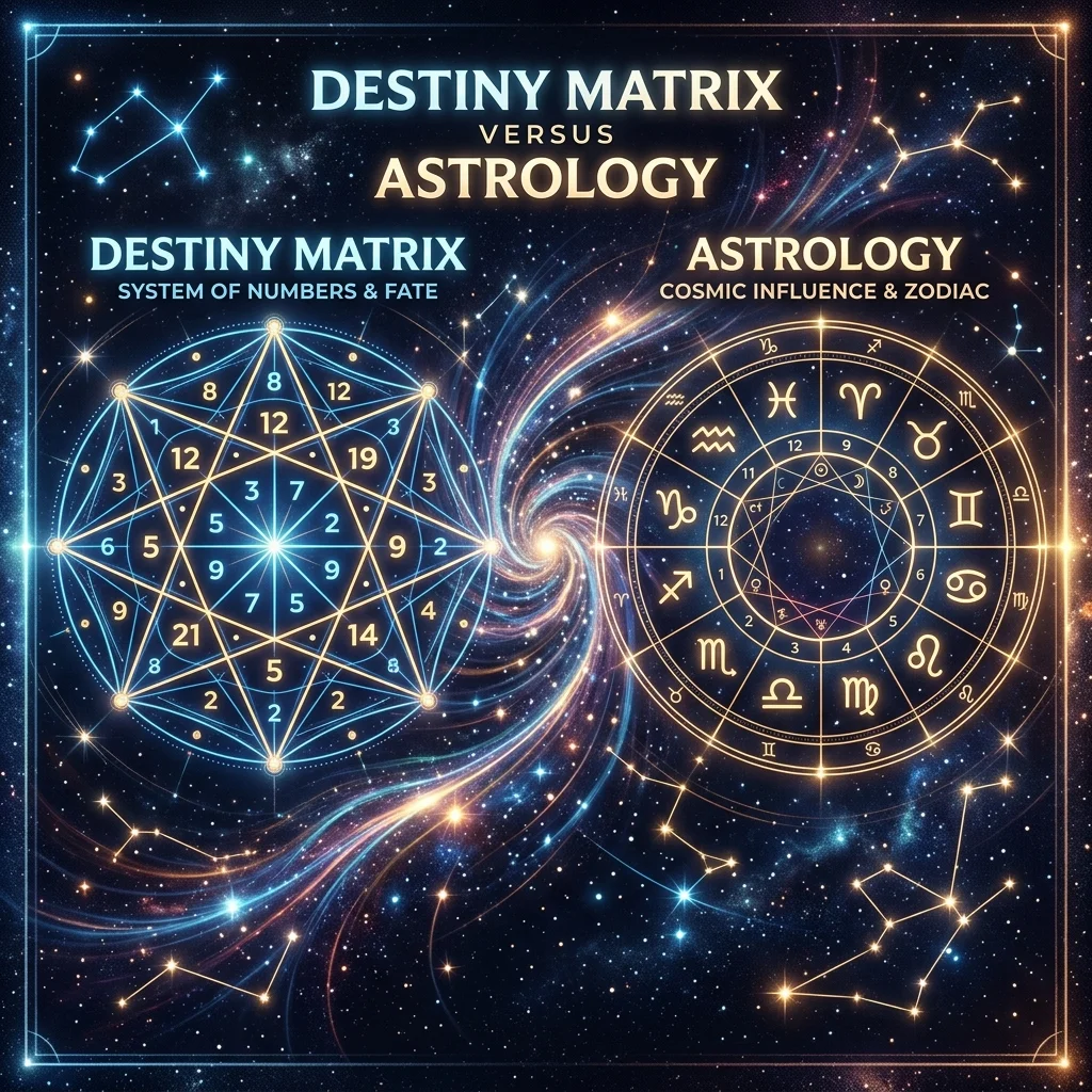 Destiny Matrix vs Astrology: How the Two Systems Differ and Complement Each Other