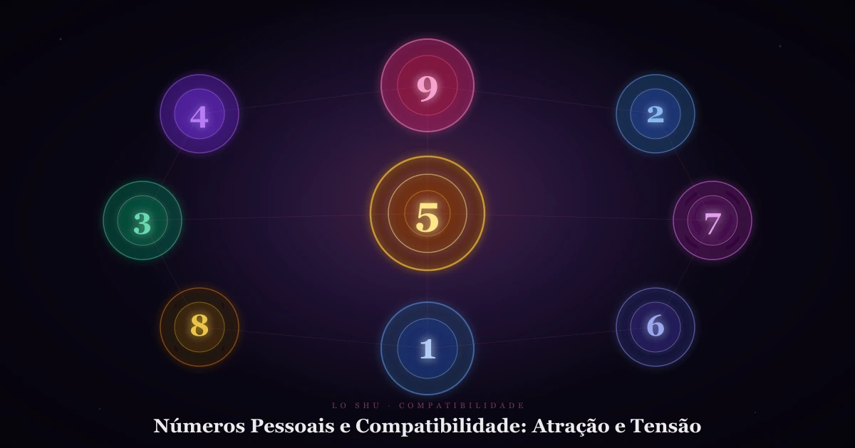 Personal Numbers and Lo Shu Compatibility: Attraction and Tension