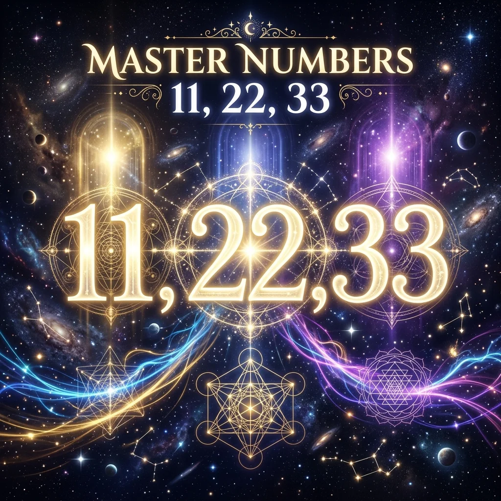 Master Numbers Explained: 11, 22, and 33 in Cabalistic Numerology