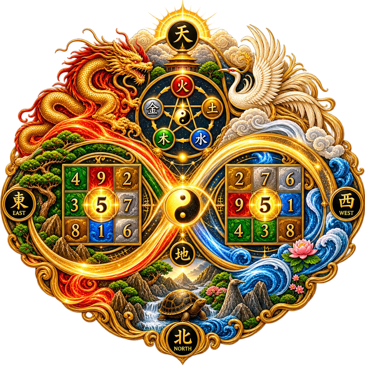 Lo Shu Compatibility